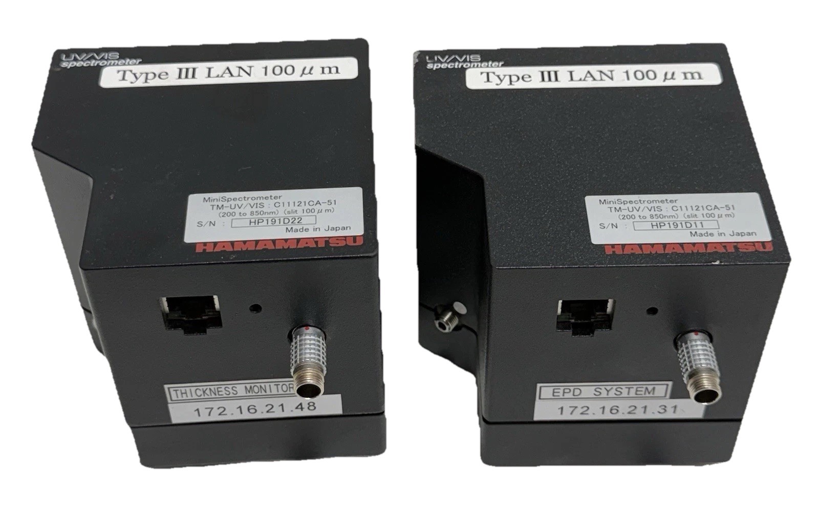 Hamamatsu MiniSpectrometer TM-UV/VIS C11121CA-51