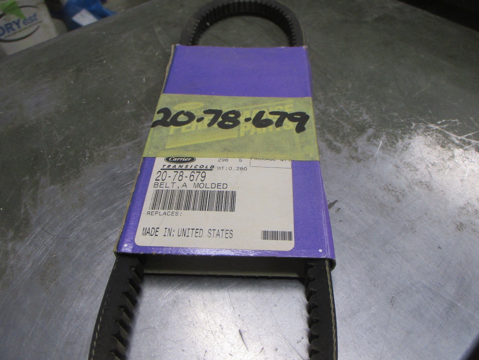 CARRIER TRANSICOLD 20 78 679 Water Pump Belt 1/2 x 27