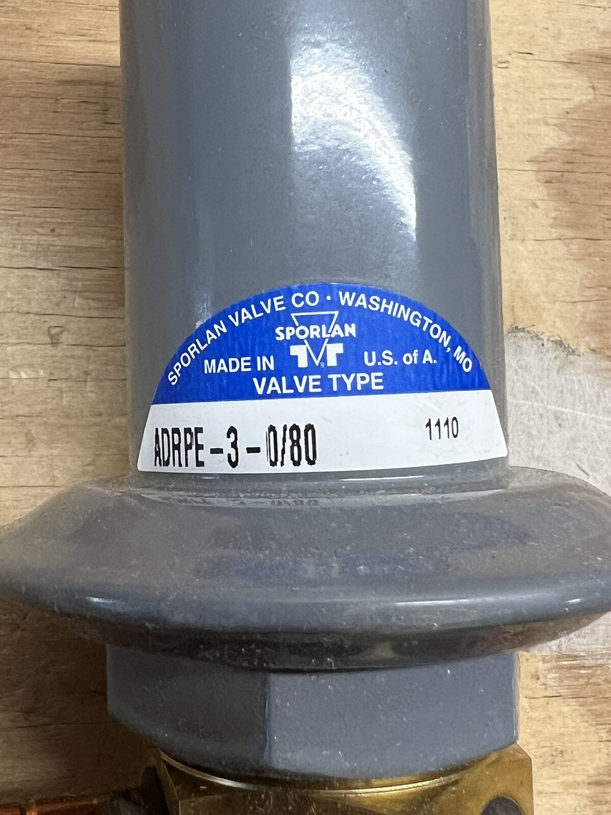 SPORLAN ADRPE-3-0/80 DISCHARGE BYPASS VALVE 5/8″ x 5/8″ ODF SOLDER 1/4”