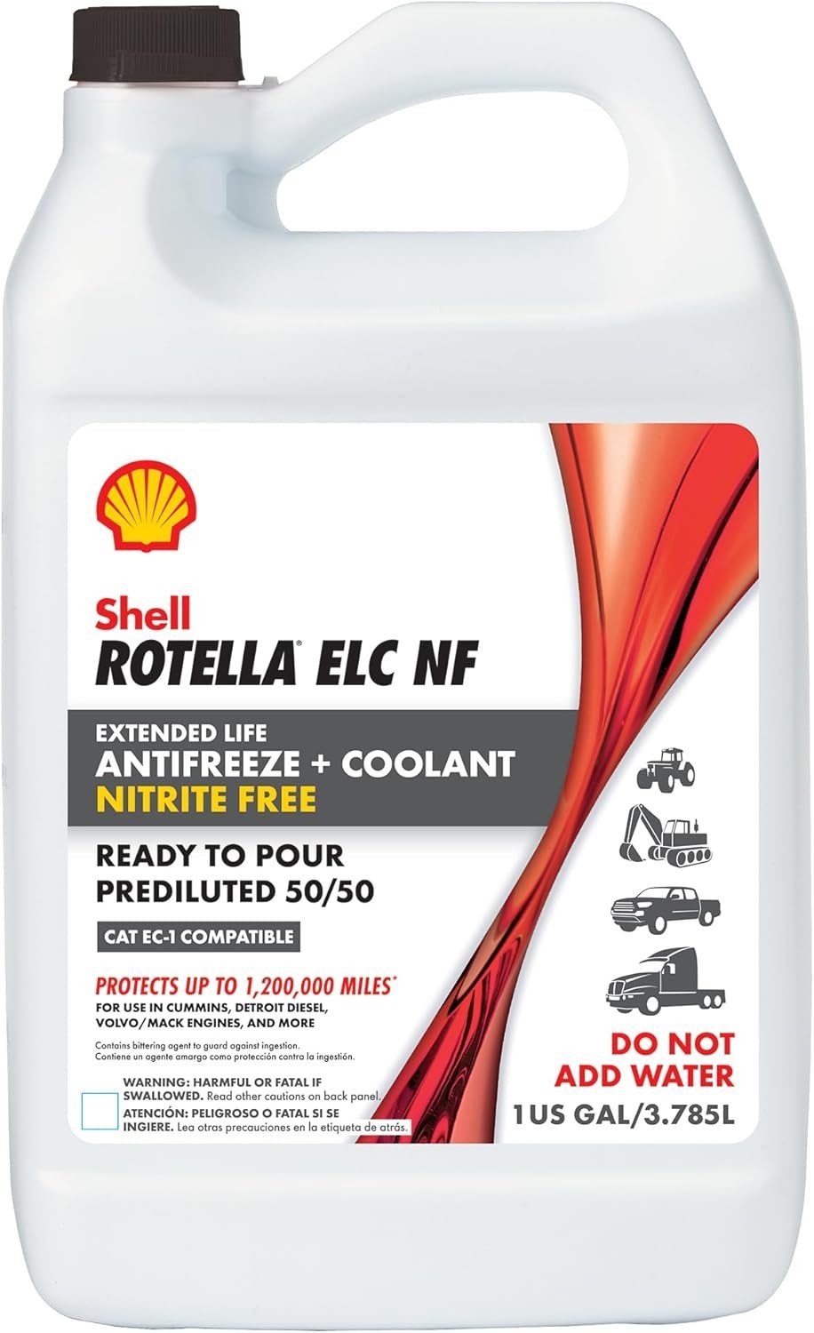 Nitrite-Free Extended Life Anti-Freeze + Coolant, Pre-Diluted 50/50, 1 Gallon