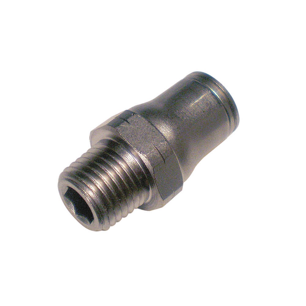 LEGRIS 3675 56 11 Connector,Tube 1/4 In.,Thread 1/8 In. 3ZNV2
