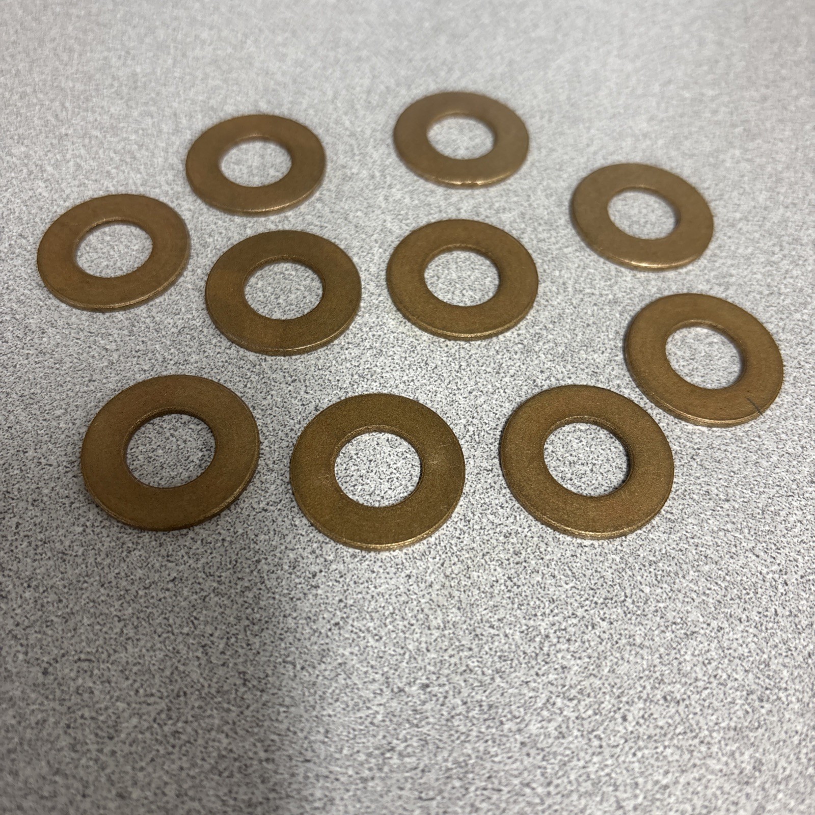 Oilite Bronze Washer- 1/2″ ID x 1″ OD x 1/16″ Thick- TT-1001- Lot of 10