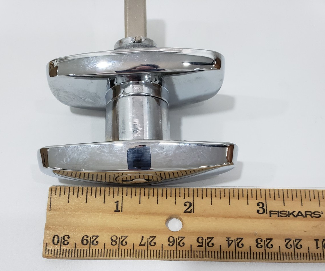 Southco Cam Latch Compact T Handle, Hand Operated Chrome Plated 92-61-213-0