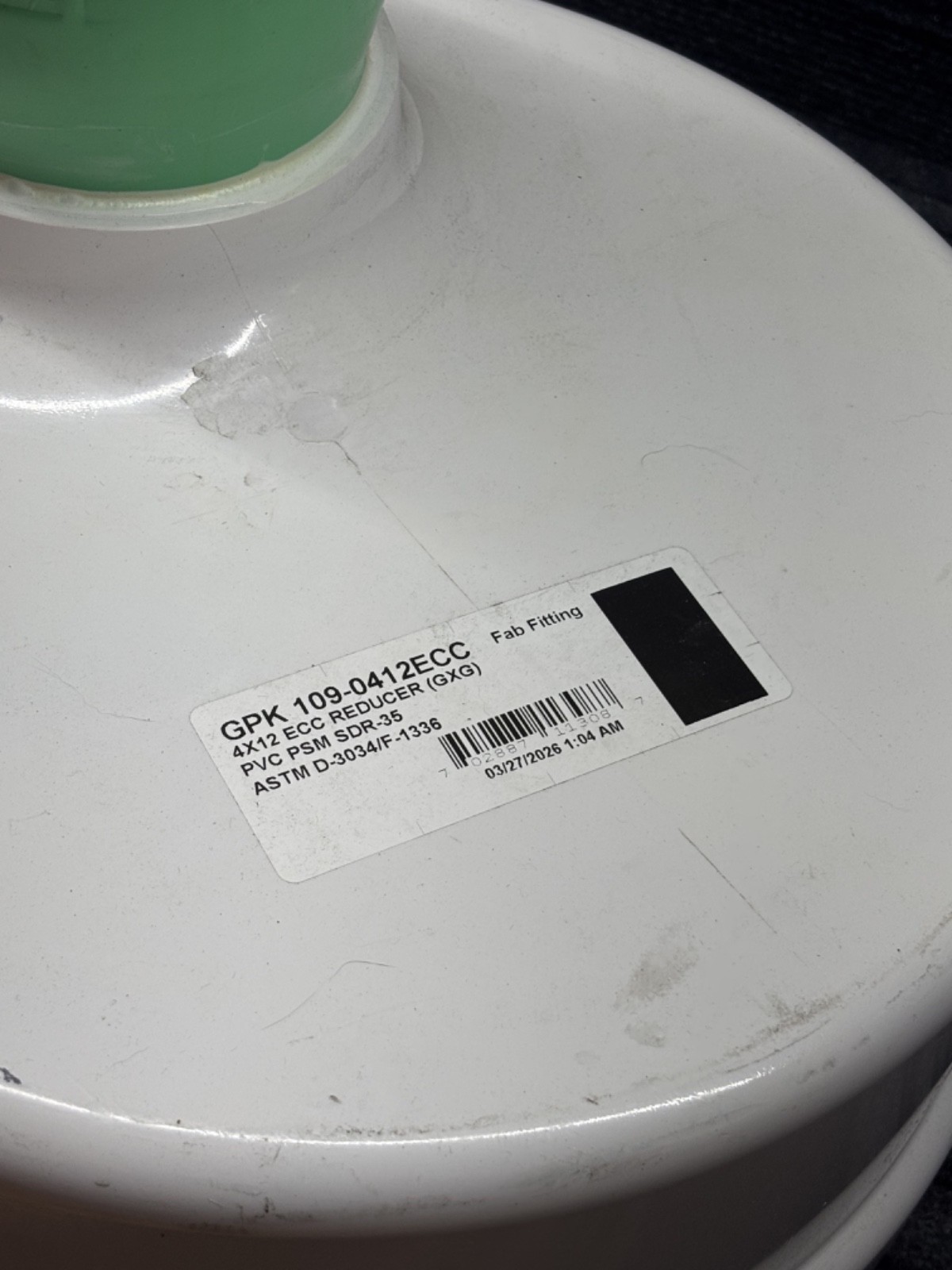 GPK 109-0412ECC 4×12 4×12 ECCENTRIC INCREASER GxG (O1)