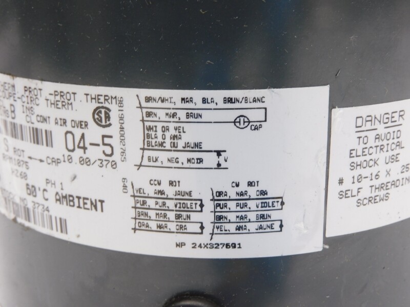 GENERAL ELECTRIC 5KCP39PGL811S 208-230V 3.50A NSNP