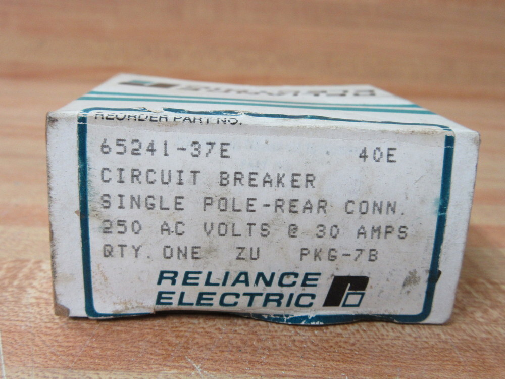 Reliance 65241-37E Airpax Circuit Breaker 6524137E UPG1-1542-4 (Pack of 3)