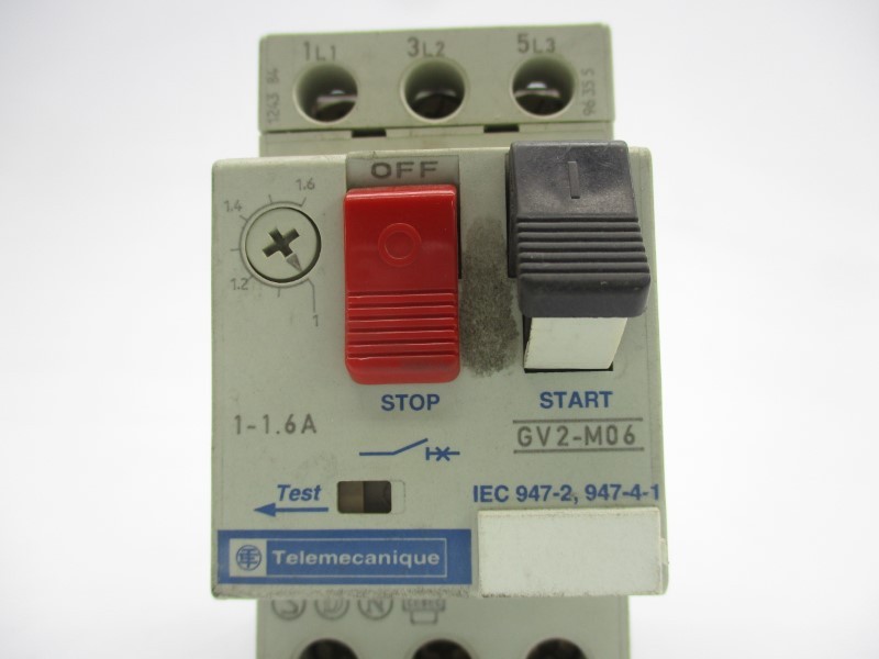 TELEMECANIQUE GV2-M06 690V 1-1.6A UNMP