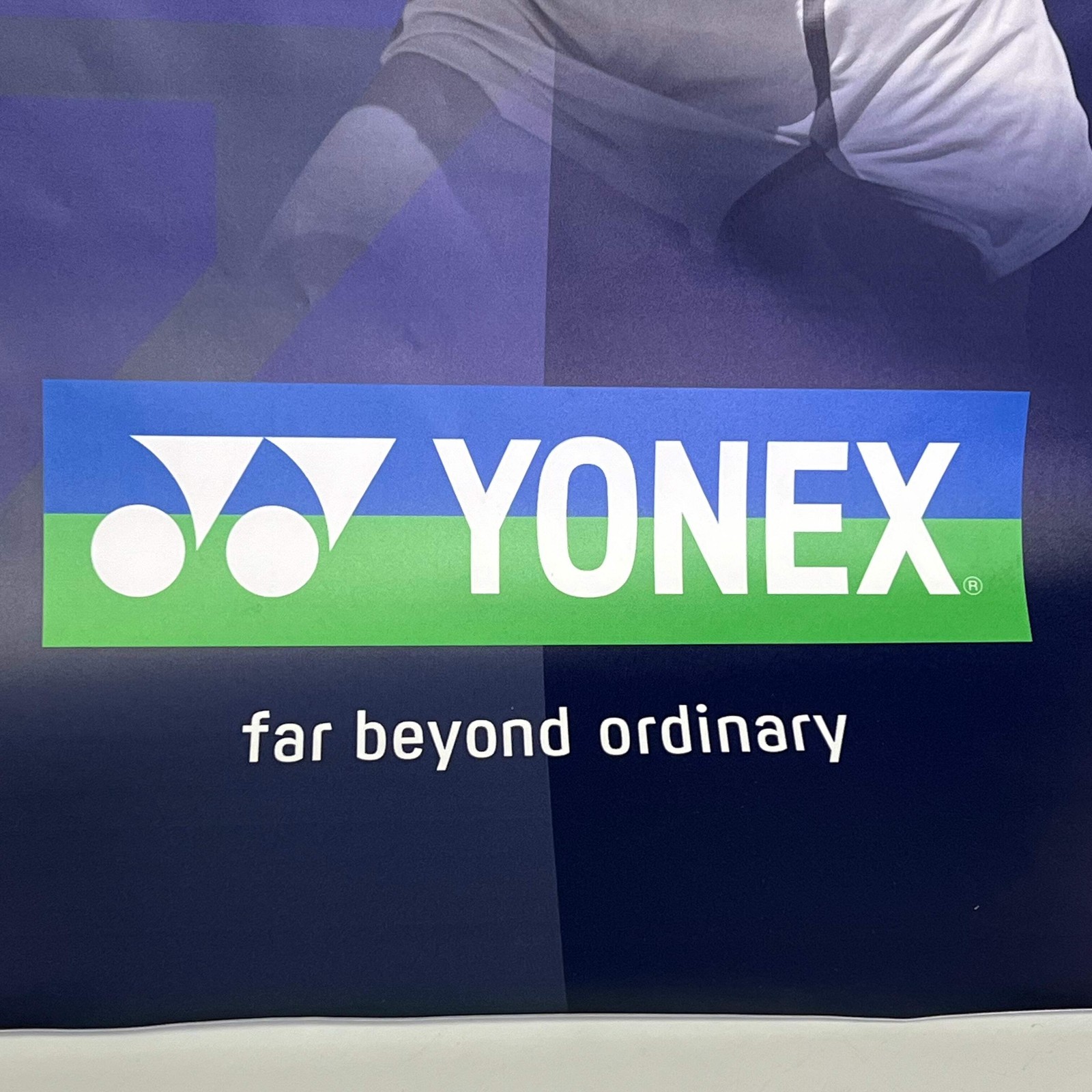 YONEX Hangable Percept Long Vinyl Banner Tiafoe & Yastremska 24″w x 6′