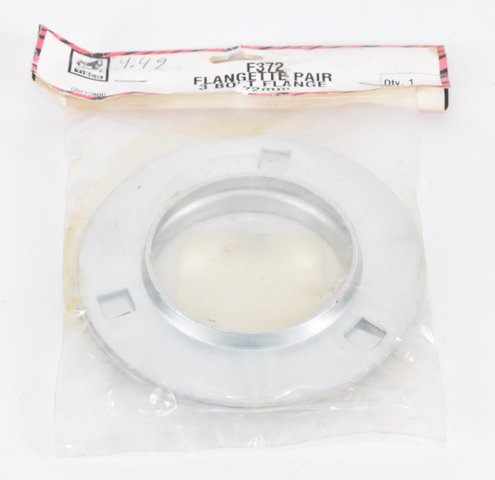 Tisco F372 Flangette 3-Bolt Flange 72mm Lot of 2 Flanges J5