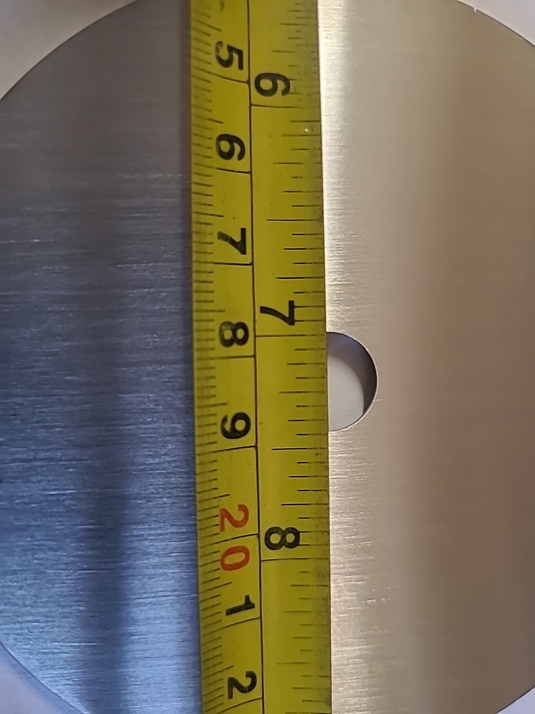 Daniel 316 SS Stainless Steel Orifice Plate 1-1/2″ 3/600 Inlet .4460 DR=.4458
