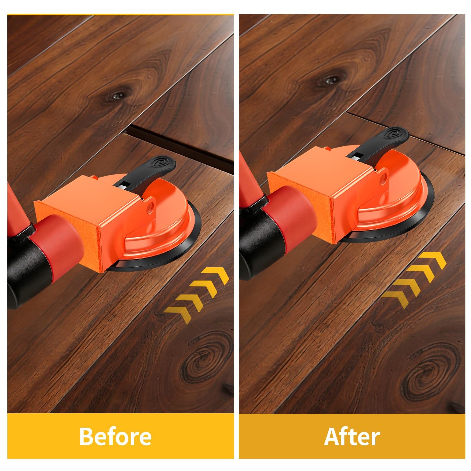 Floor Gap Fixer Tool, Upgraded Heavy Duty Laminate Floor Suction Cup Gap Repa…
