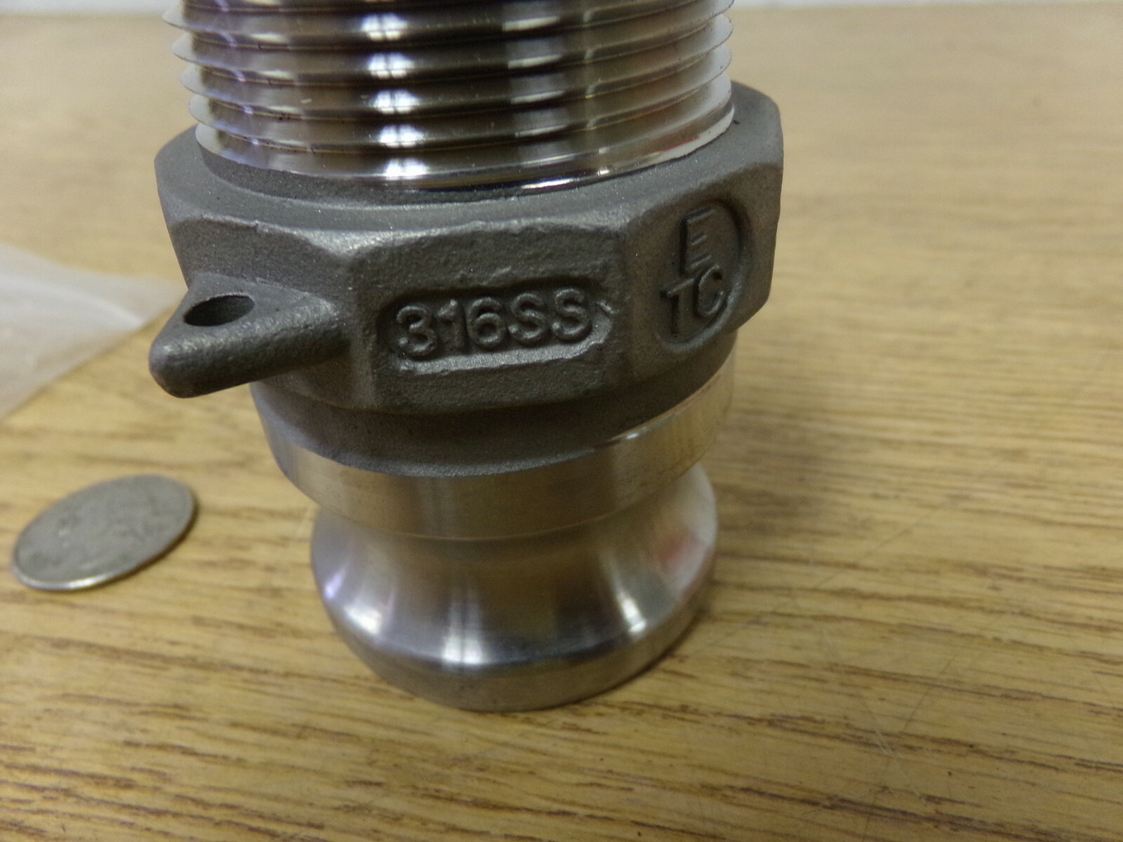 NEW Ever-Tite Coupling 1-1/2 F 316SS *FREE SHIPPING*