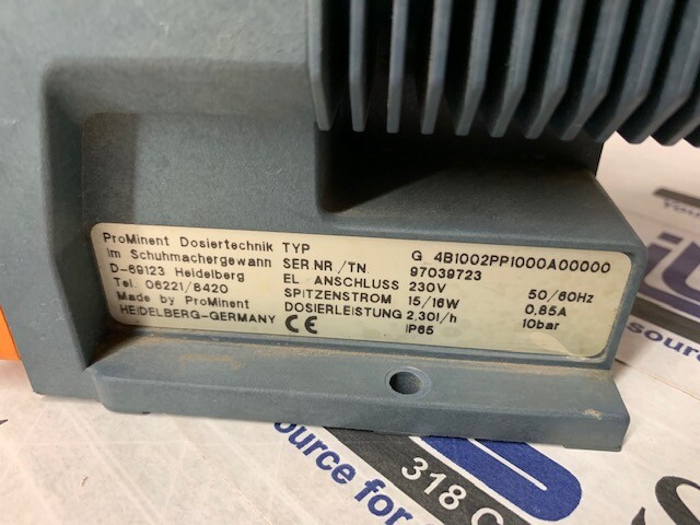 ProMinent Fluid Pump – 4B1002PP1000A w/Warranty
