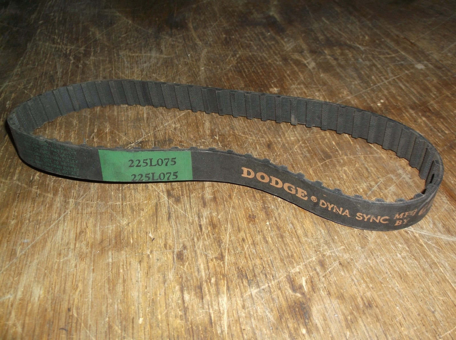 NEW Dodge 225L075 Goodyear Dyna Sync Industrial Belt *FREE SHIPPING*