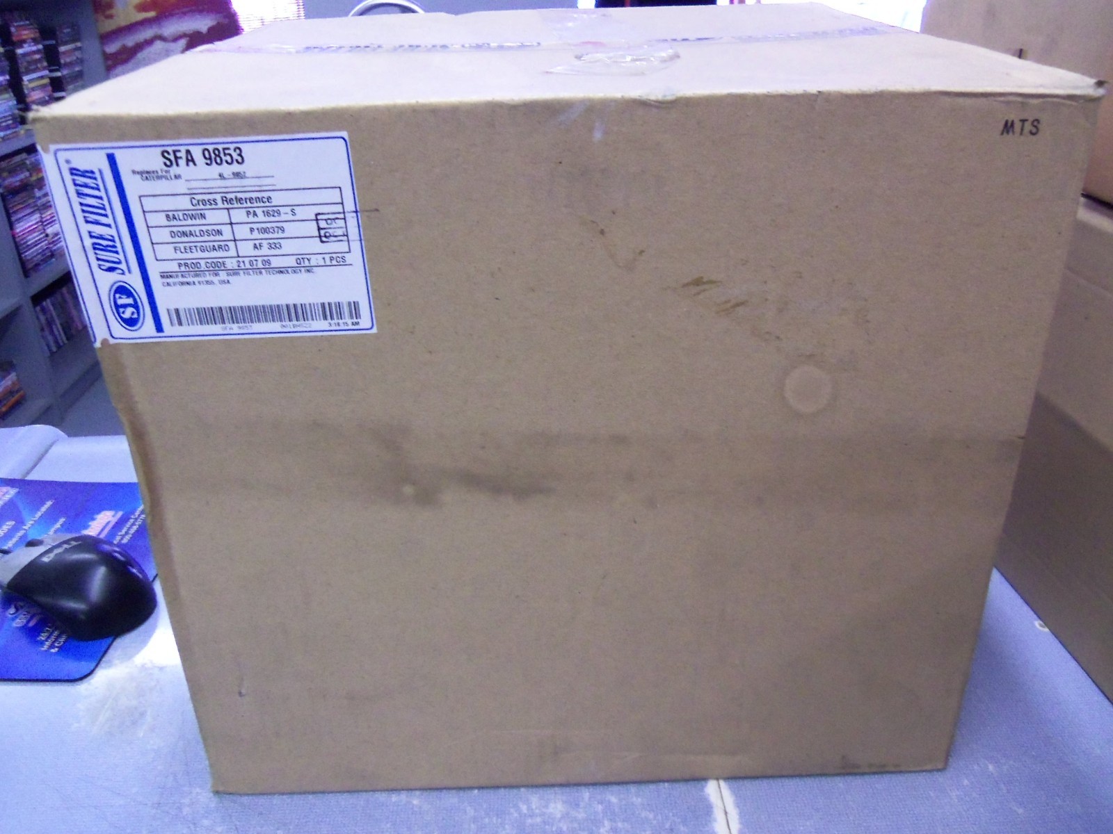 Sure Filter SFA9853 Air Filter Replaces FLEETGUARD AF333 Baldwin PA1629-S