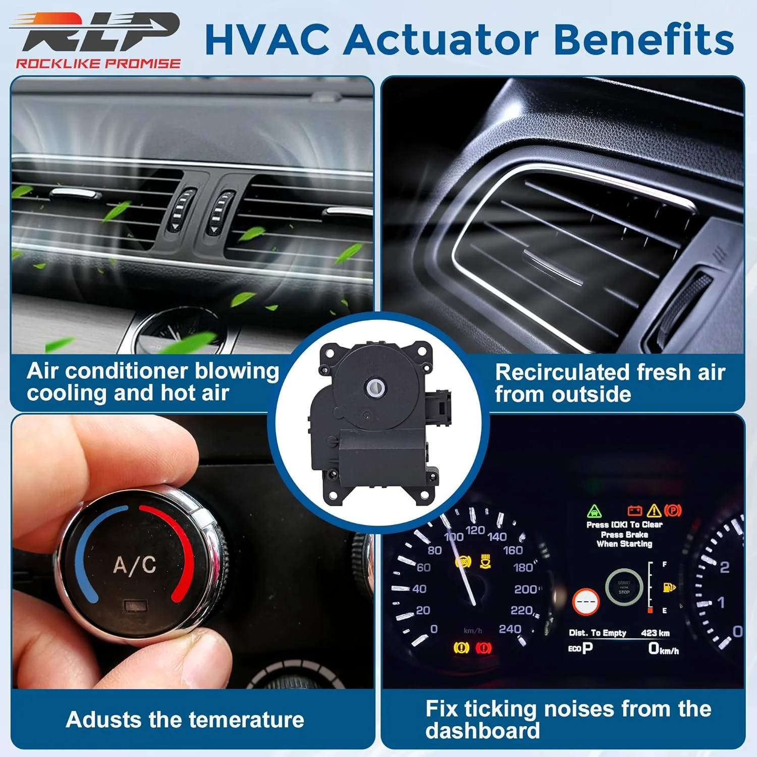604-906 HVAC Blend Actuator Compatible with Toyota Camry 2007-2017 Avalon 2005-2