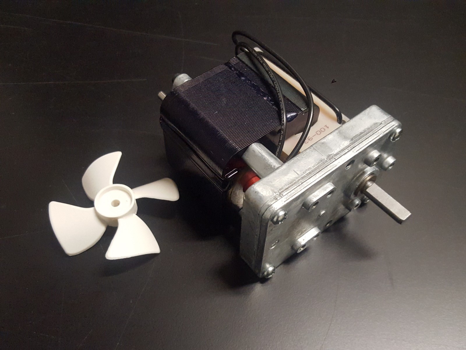 Waste Oil Heater parts REZNOR Pump Motor w/Gearbox 129381 RA and RAD 350