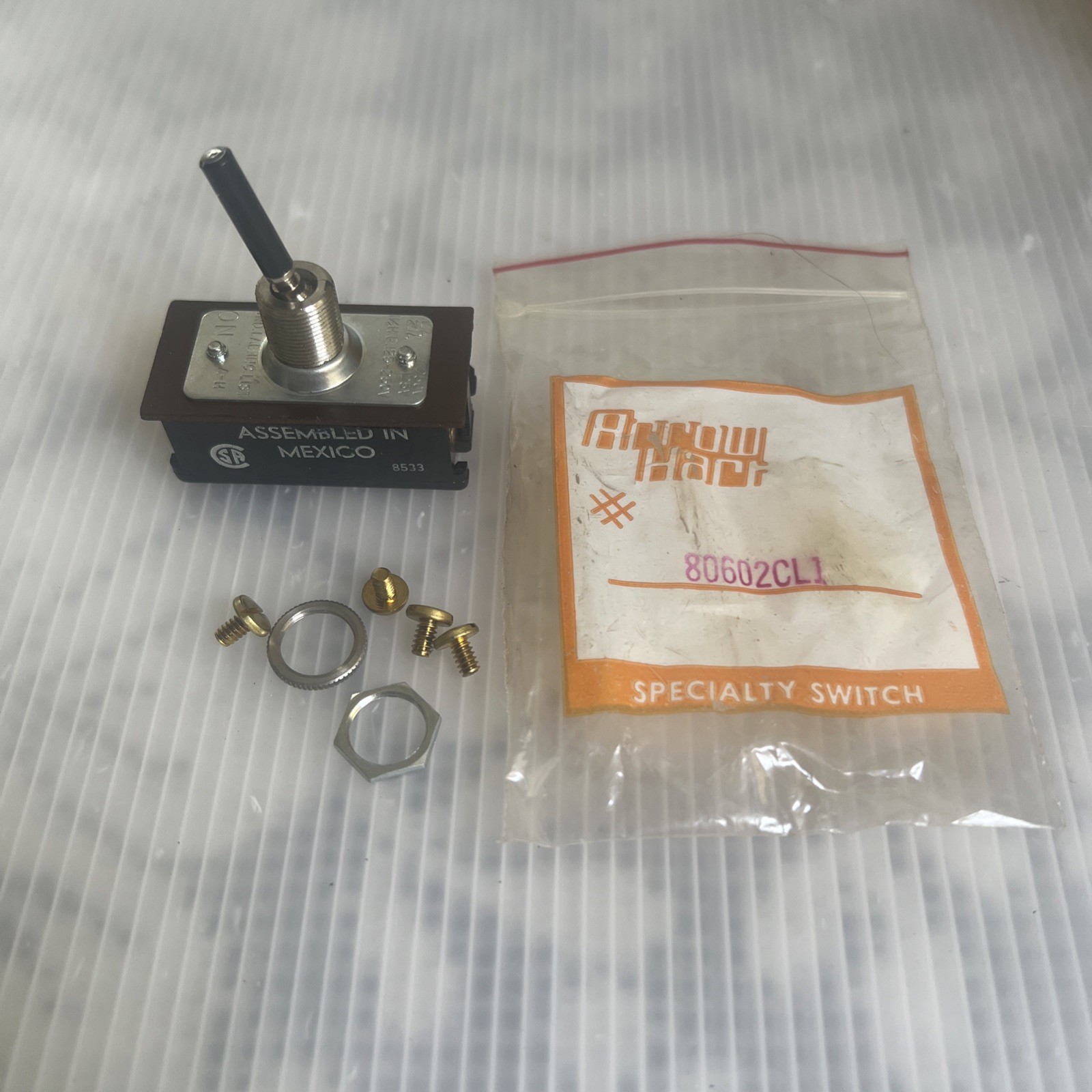 Arrow Hart 80602CL1 Specialty Switch New Old Stock Assembled In Mexico
