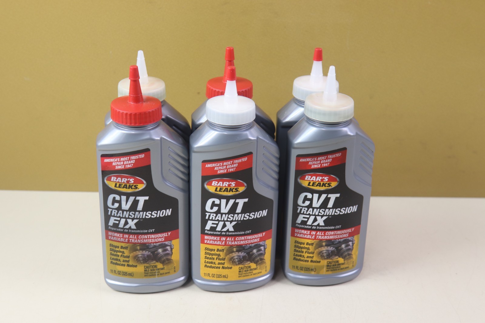 (6) Bar’s Leaks CVT Transmision Fix 11fl oz ea. 1414 New