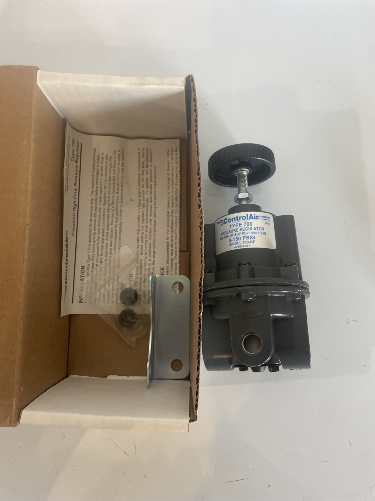 CONTROL AIR ● 700-BF 0-150PSI ● Precision Air Pressure Regulator 《New In Box》