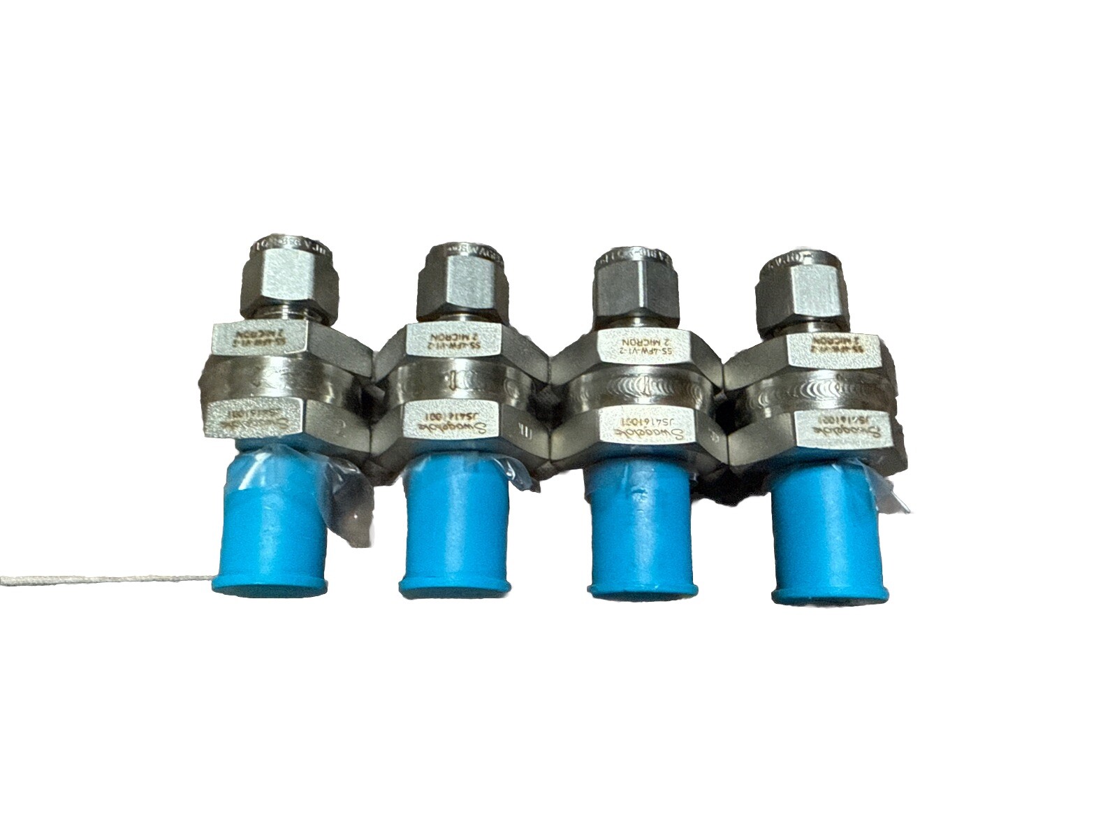 4x, Swagelok In-Line Filter2 Micron, 1/4” comp x 1/4” VCR, SS-4FW-V1-2, #102Q15