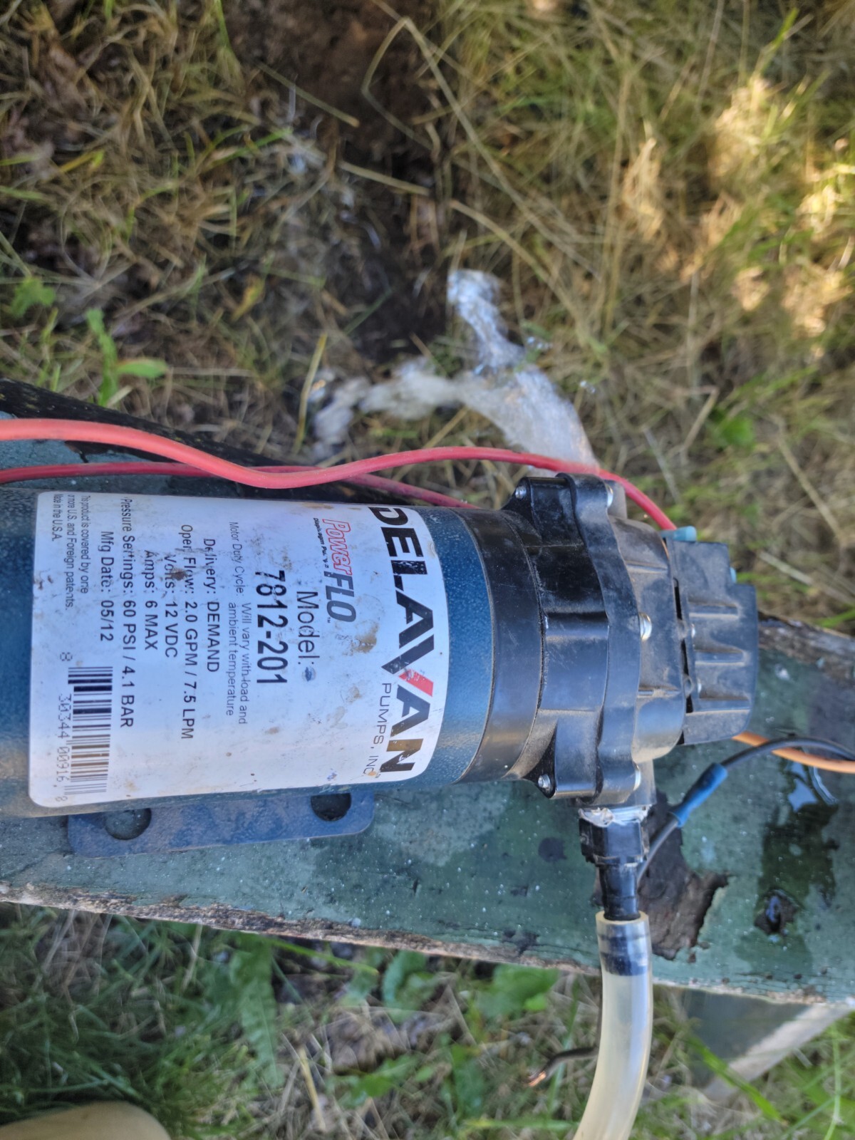 DELAVAN AG PUMPS 7812-104 Pump,3/8″ FNPT,2.0 gpm max.,1.5A,115V