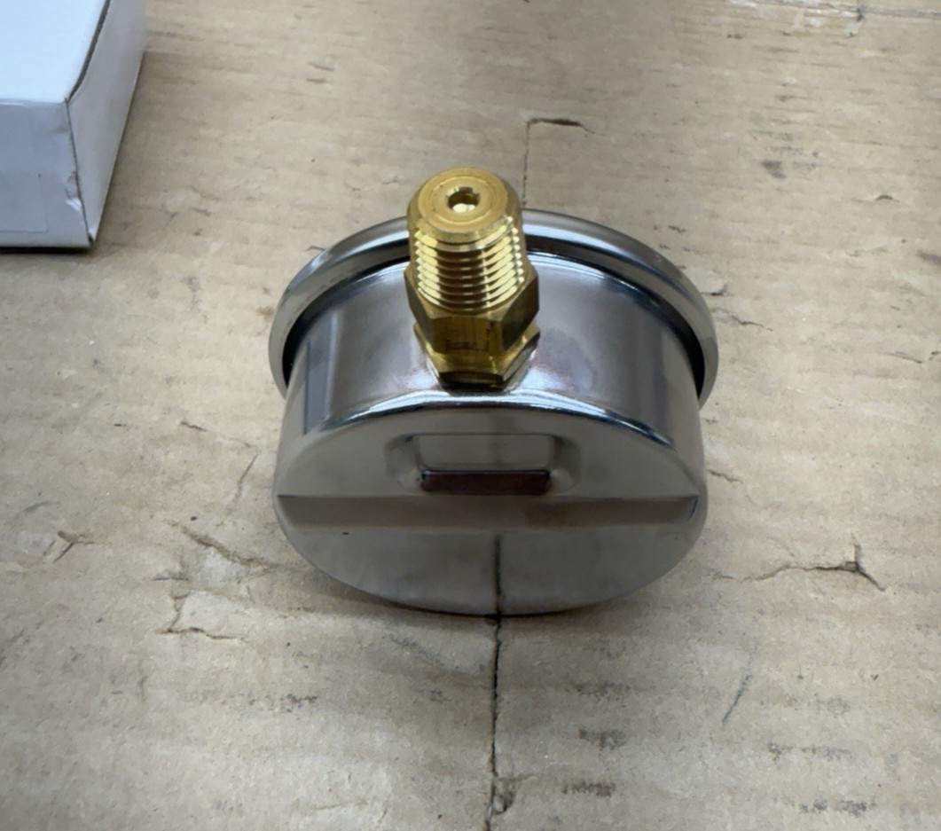 Genuine Yeoshe 1500PSI/100KG/cm2 Liquid Filled Pressure Gauge 1/4″PT Connection