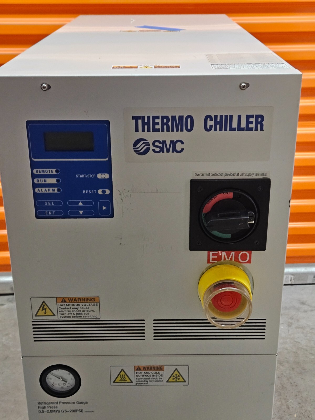 SMC HRZ010-WS-A1-X035 Thermo Chiller – Water-Cooled, 24kW, Untested, Sold As-Is