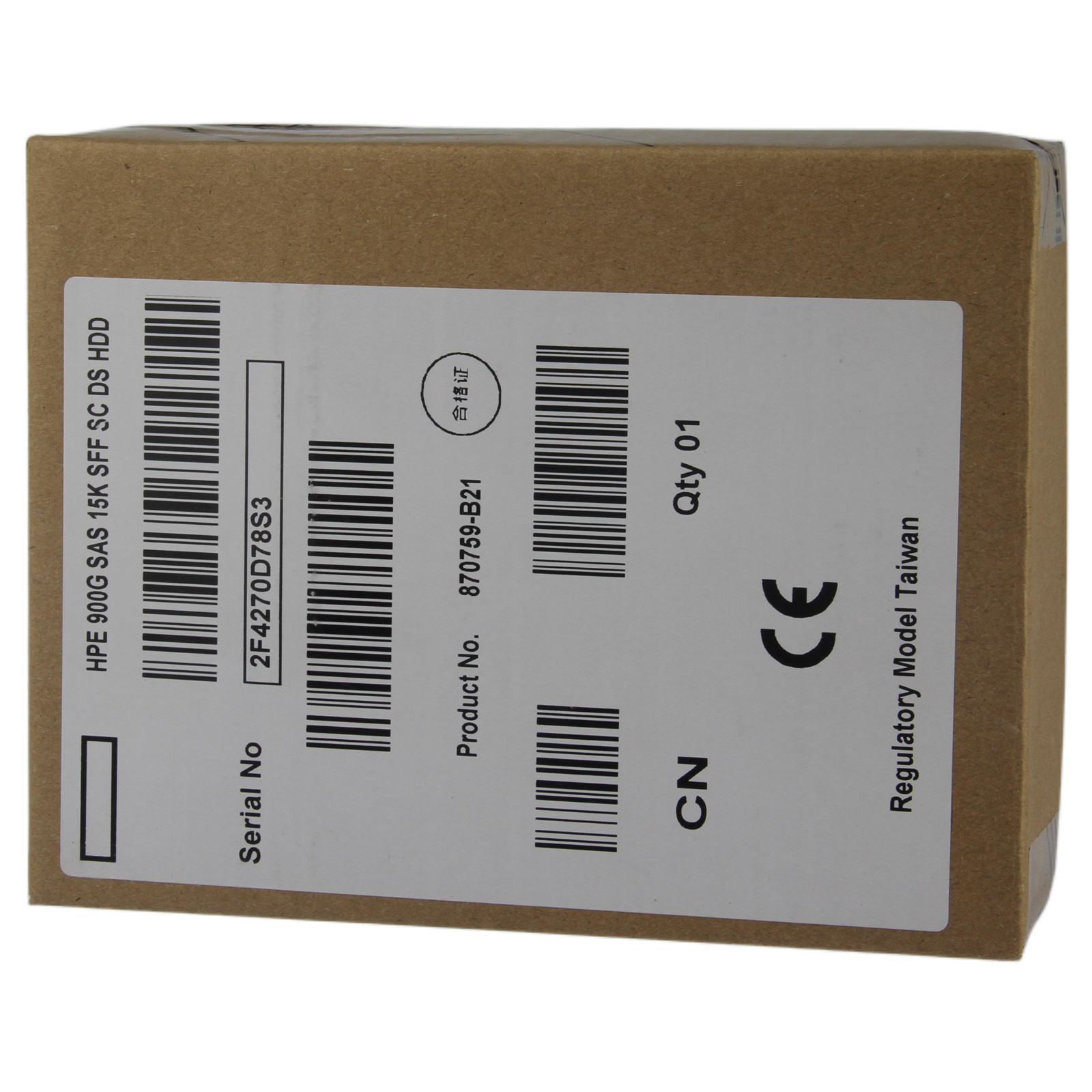 New In Box 870795-001 HPE 900GB 12G SAS 15K ENT 2.5″ DS HDD Server 870759-B21