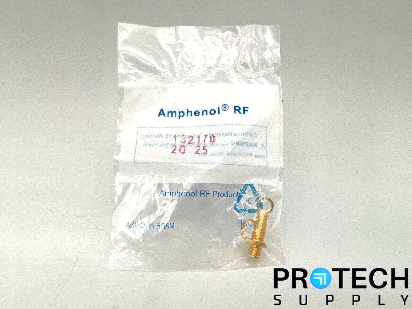 Amphenol SMA Jack to SMA Jack Straight Adapter 132170 NEW with WARRANTY