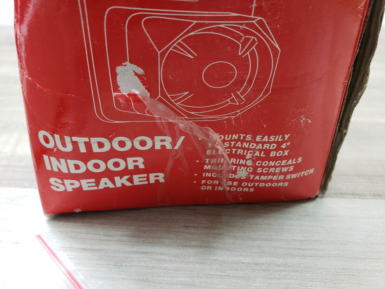 749 Ademco Outdoor/Indoor Speaker, 25W Peak, Weather Resistant