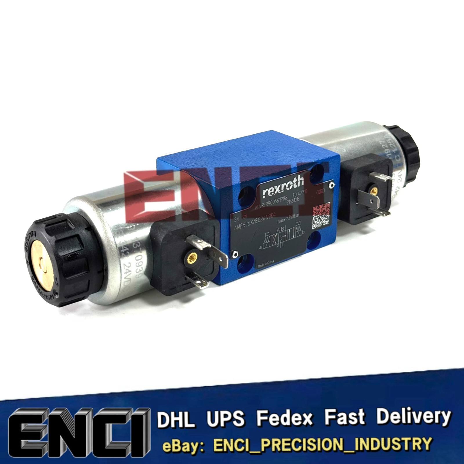 4WE 6 J6X/EG24N9K4 R900561288 Bosch Rexroth Directional Valve 4WE6J6X/EG24N9K4