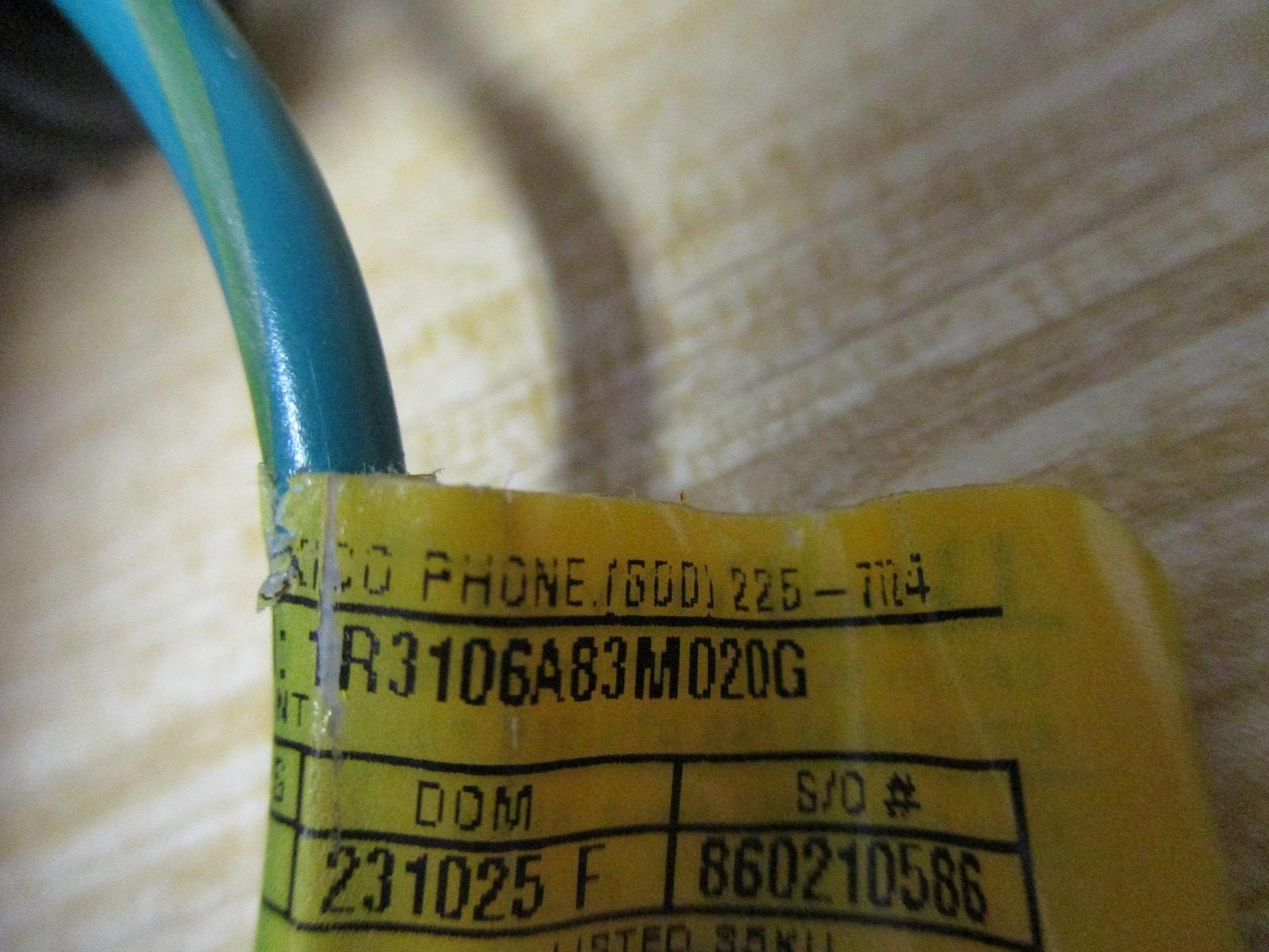 Molex Woodhead 1R3106A83M020G Brad Power Receptacle 1300662023 Mounted