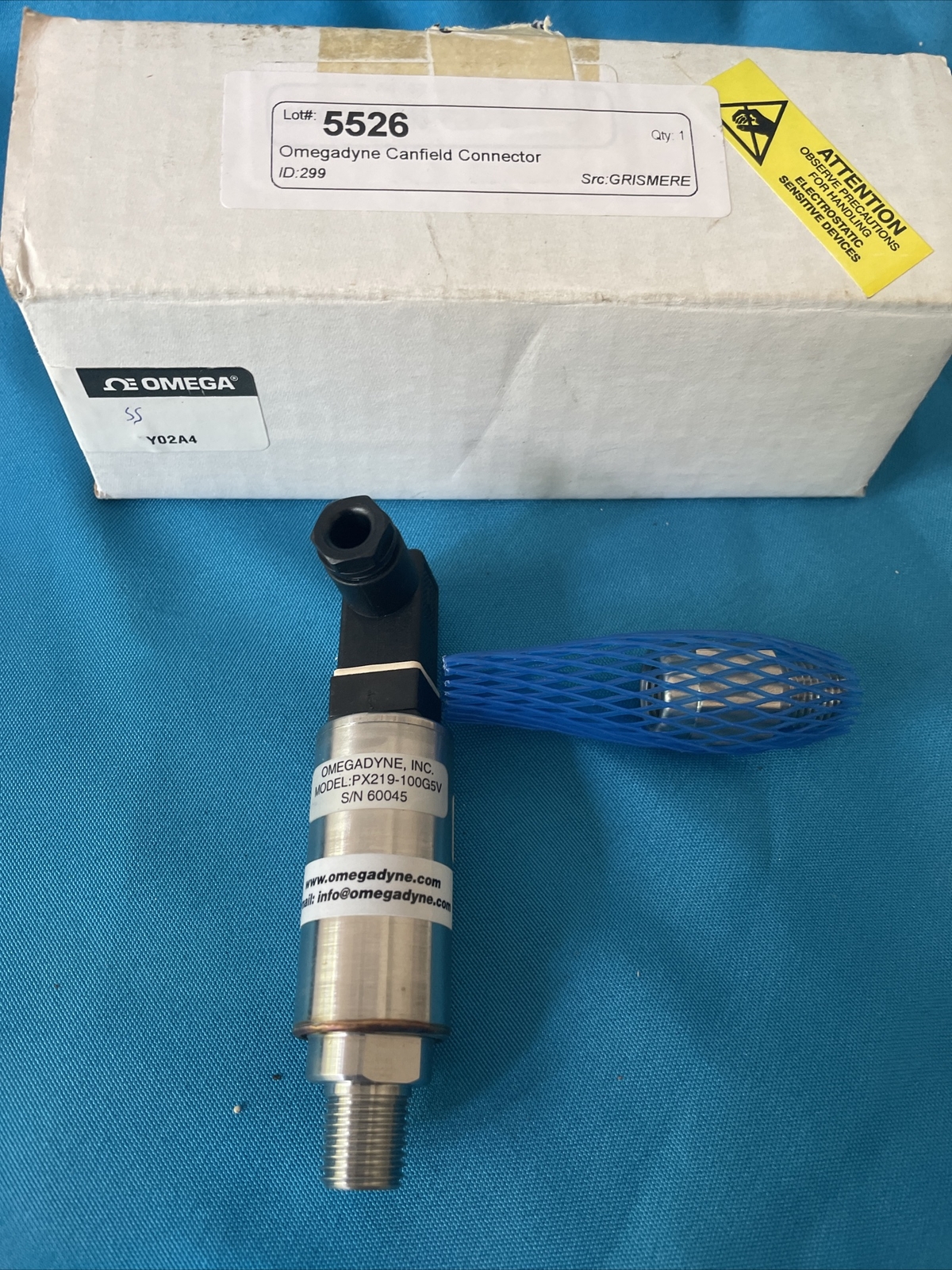 omegadyne canfield connector px219-100G5V