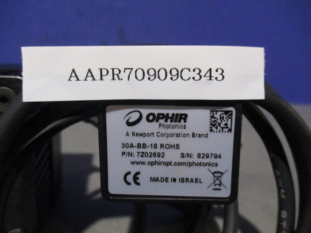 USED OPHIR Thermal power/energy laser measurement sensor 30A-BB-18 ROHS 30W