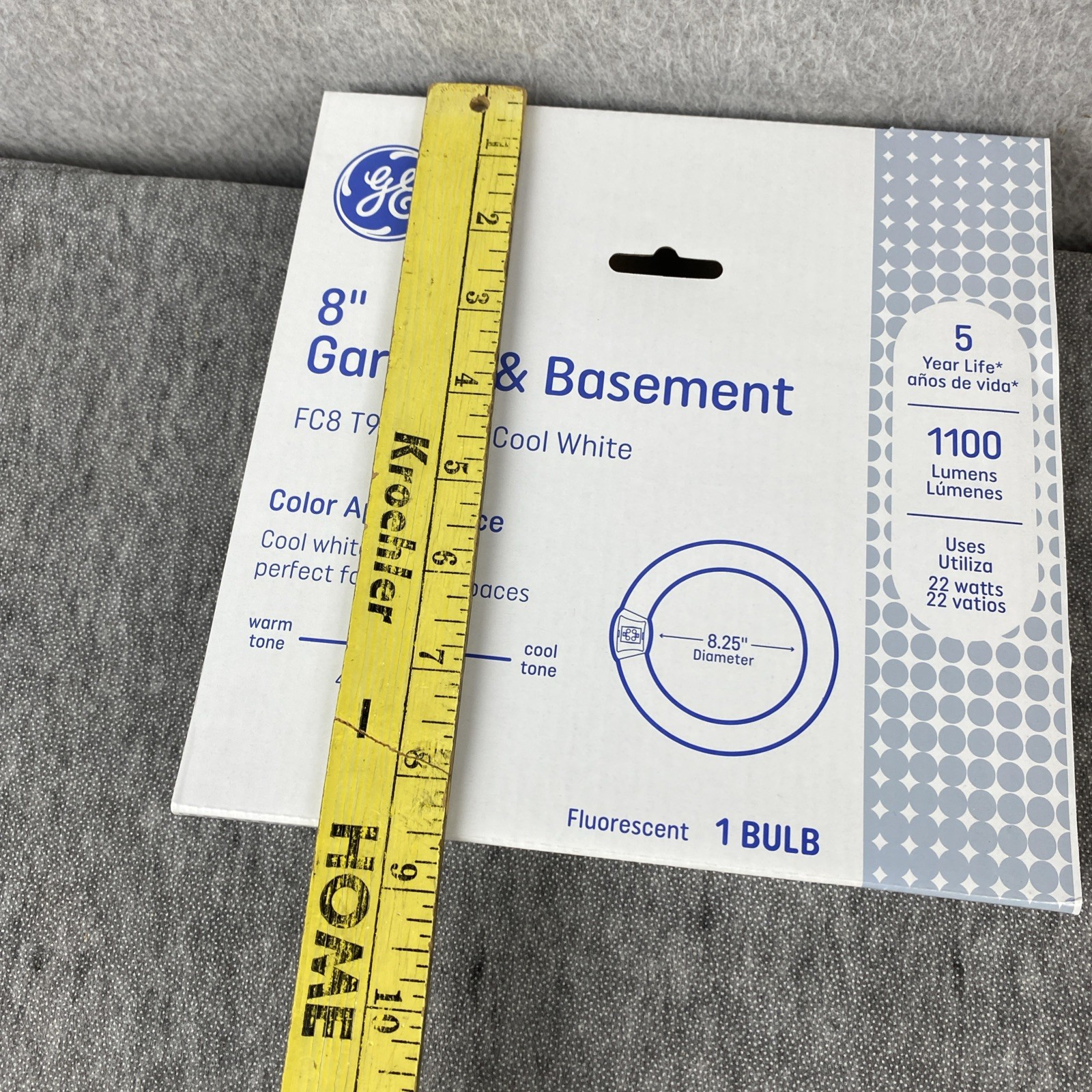 GE Lighting FC8T9/CW Circline Fluorescent Lamp 8″ 22W 4100K Cool White NEW✅