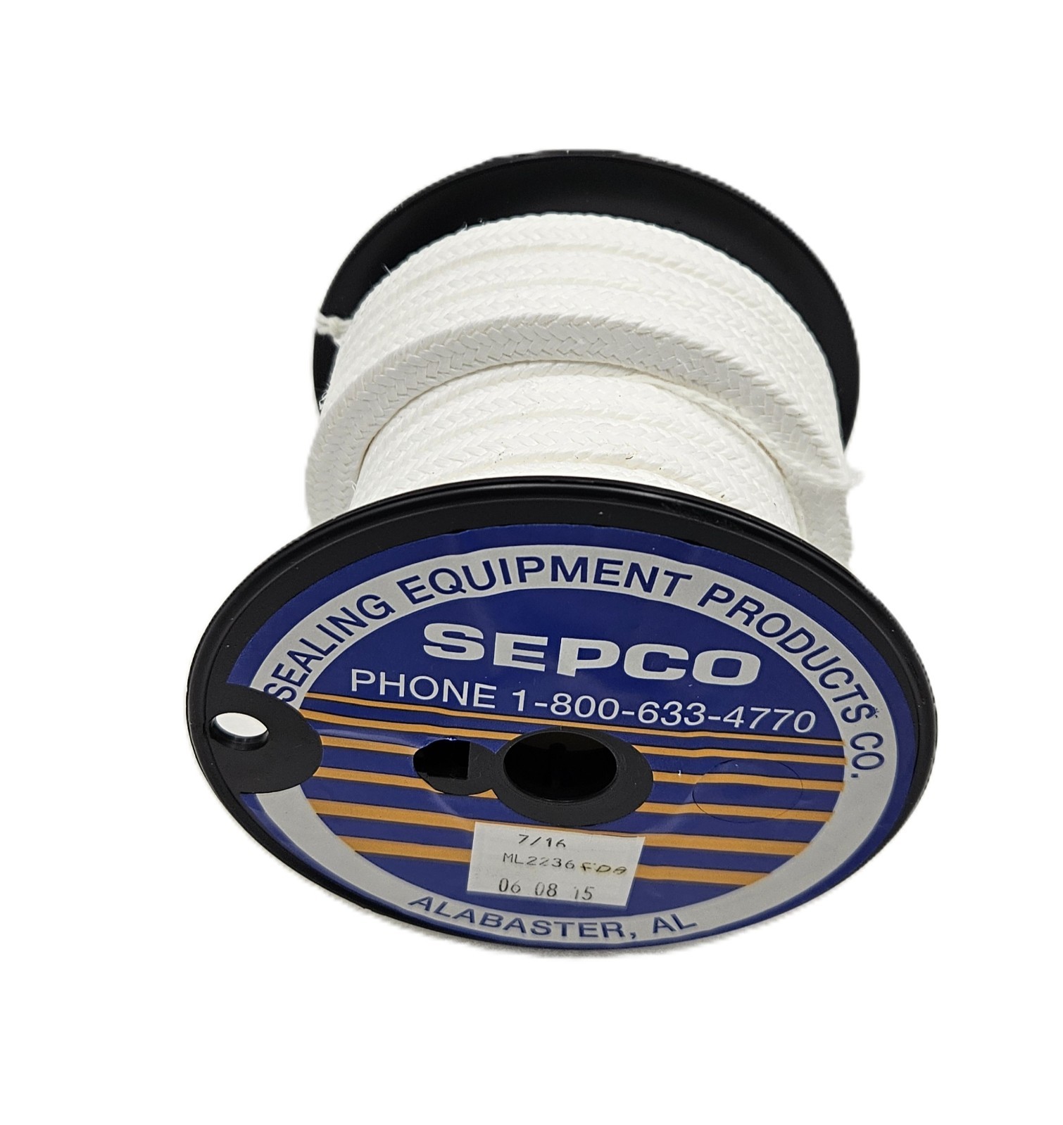 SEPCO ML 2236FDA PTFE PACKING SIZE 7/16 (FAST SHIPPING)