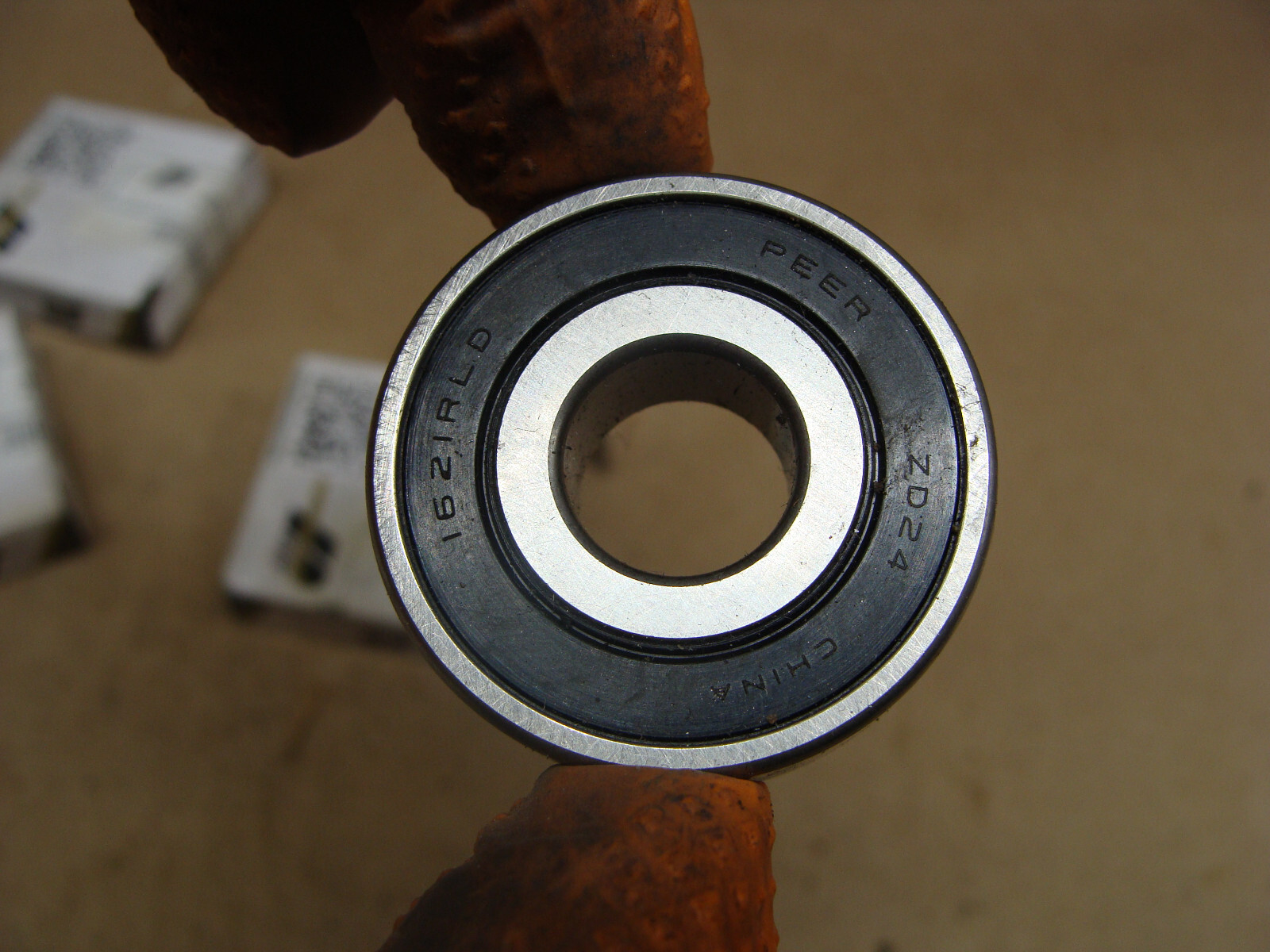 LOT OF 5 PEER 1621-2RLD RADIAL BALL BEARINGS 1/2 X 1-1/8 X 3/8
