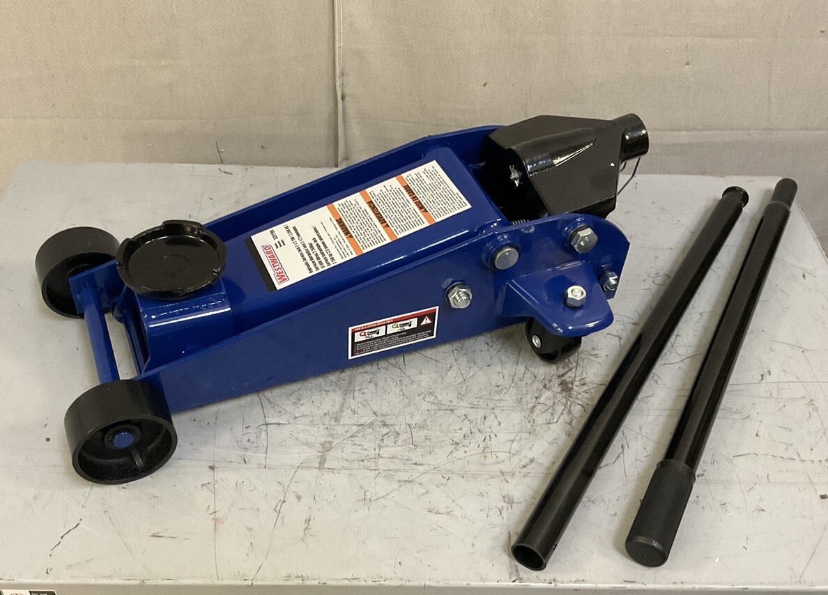 WESTWARD 32EY95 Trolley Floor Jack Manual Handle 2.5 ton Load
