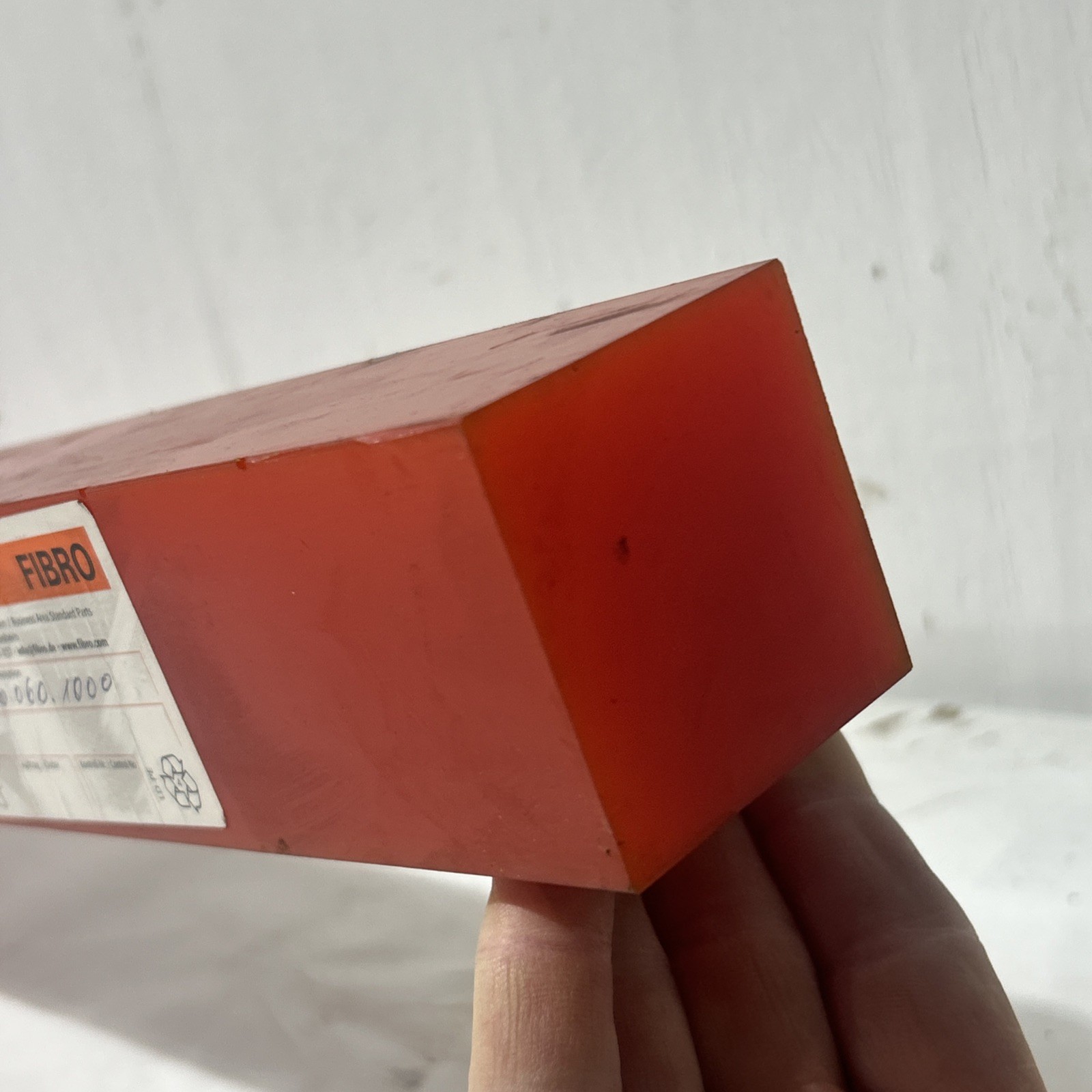Fibro GmbH Polyurethane Bar Stock 257.7.060.060.1000 Approx. 2-1/4”x 2-1/4×33”