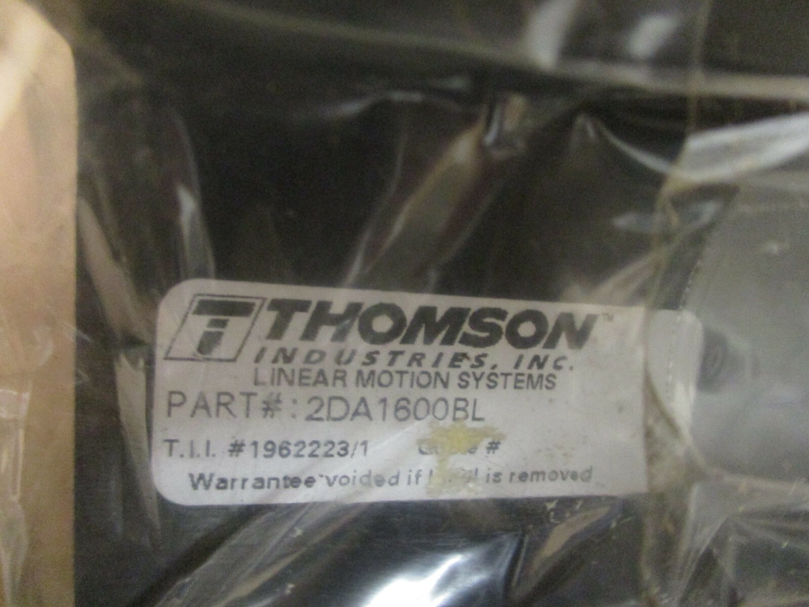 New other Thomson Linear Motion Quickslide 2DA1600BL A2917DH