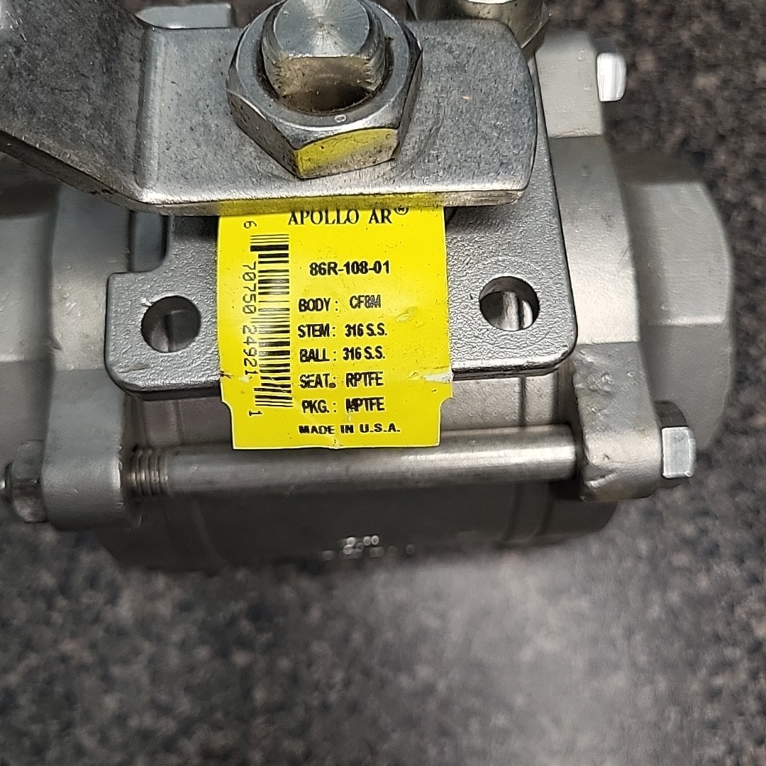 NEW! APOLLO 86R-108-01 BALL VALVE 2-1/4″ 1000CWP Cii CF8M