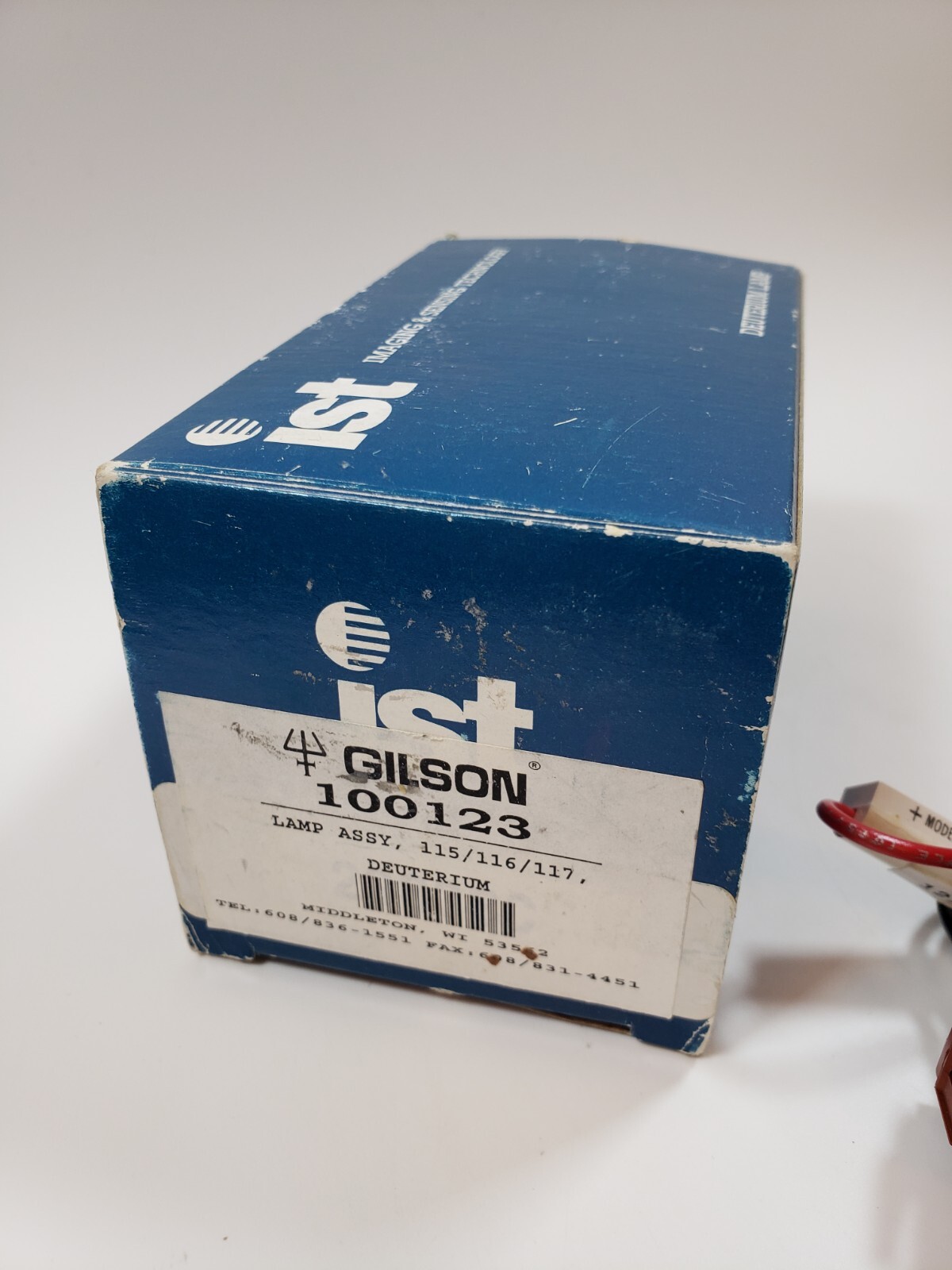 IST Deuterium Lamp Type 23838C Gilson 100123, 115/116/117 New Old Stock