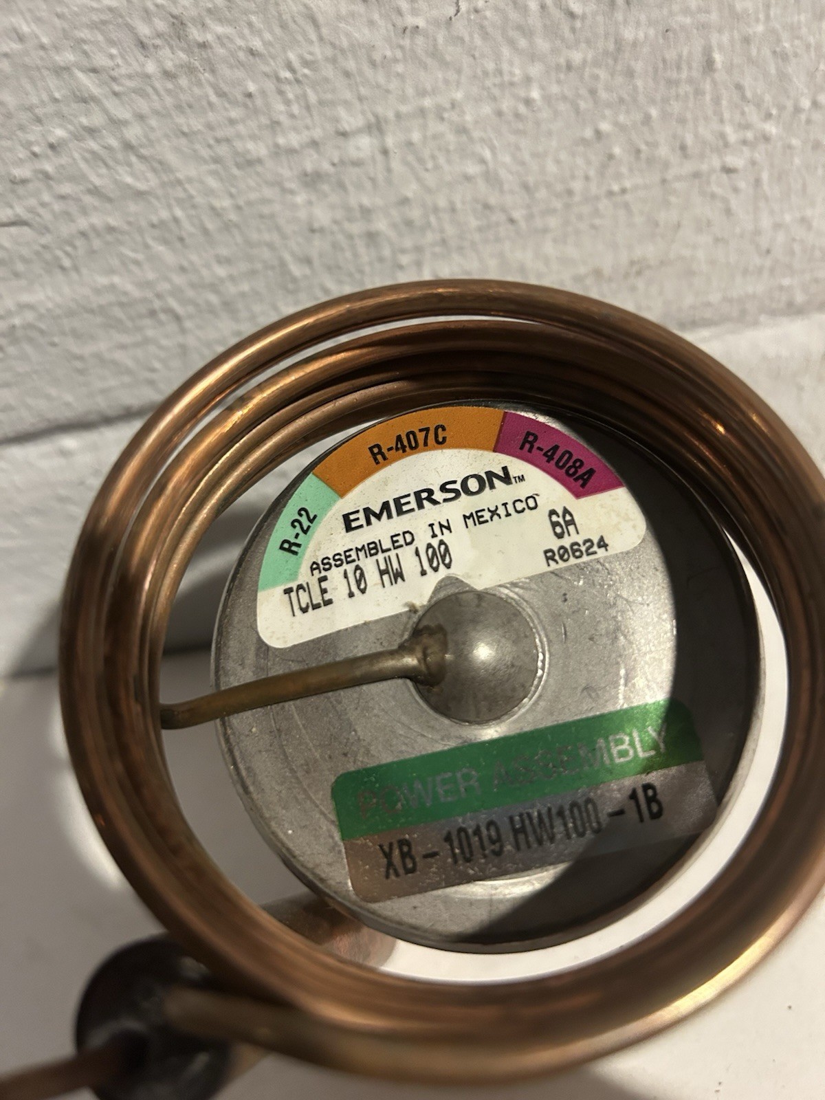 NOS ALCO Thermo Expansion Valve TCLE-10-HW-100 10-ton 5′ Tube R22