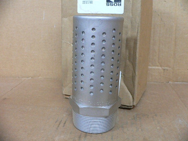 Ross Controls 5500A9004 Silencer Nickel Plated Cold Rolled Steel Male 2″ Port