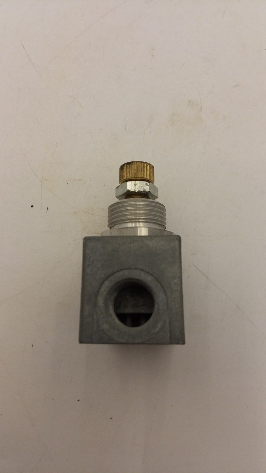 FESTO GRA-1/4B FLOW CONTROL VALVE ONE WAY 0.1 TO 10 BAR 420-780 L/MIN FLOW RATE