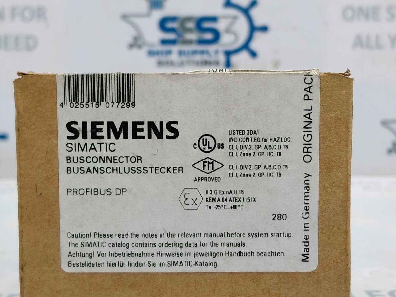 Siemens 6ES7 972-0BA52-0XA0 Simatic Busconnector S C-X6UA5306