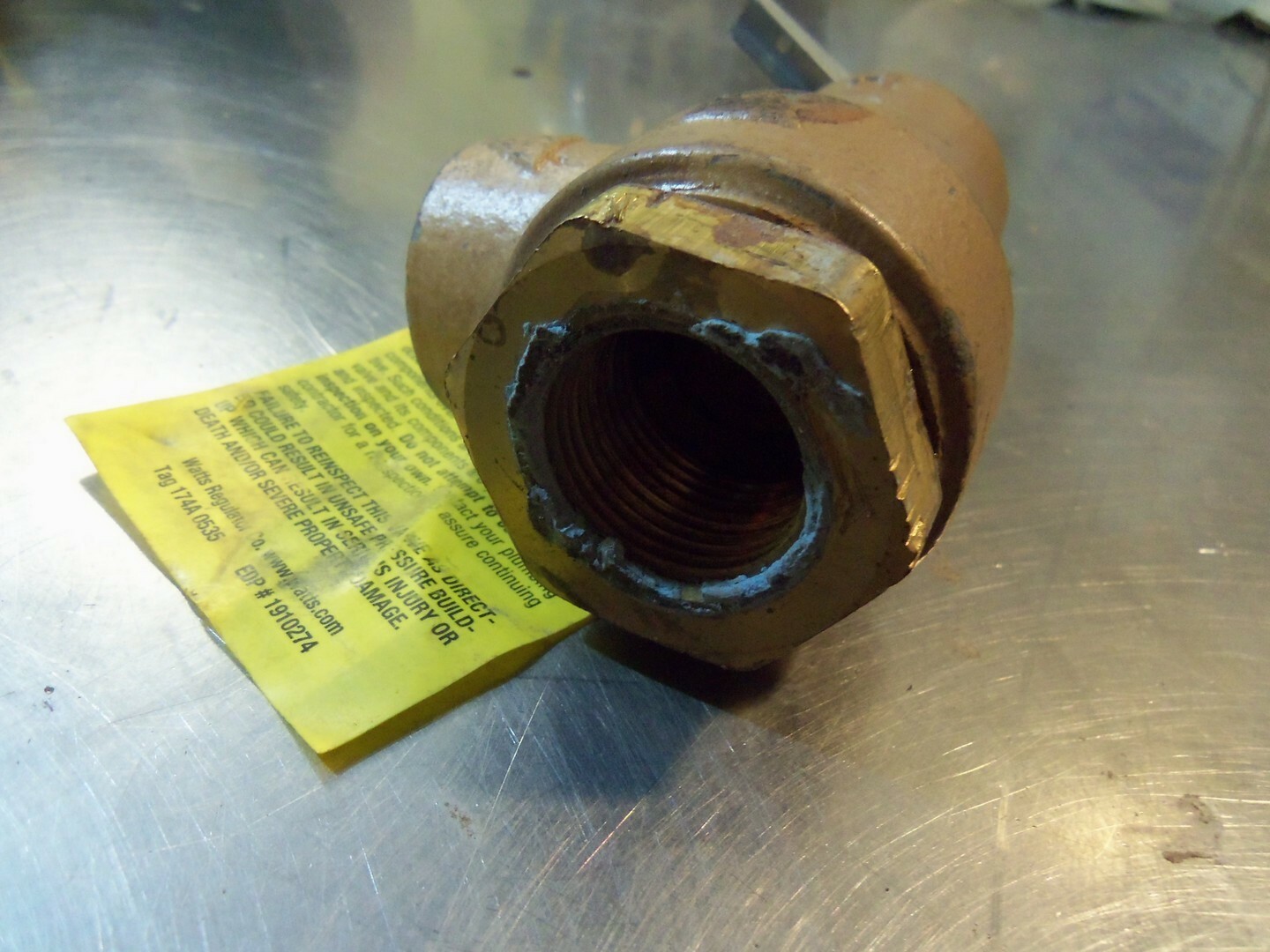 Watts M 374A 3/4″ 79700 Safety Relief Valve OG 754 3.5C *FREE SHIPPING*