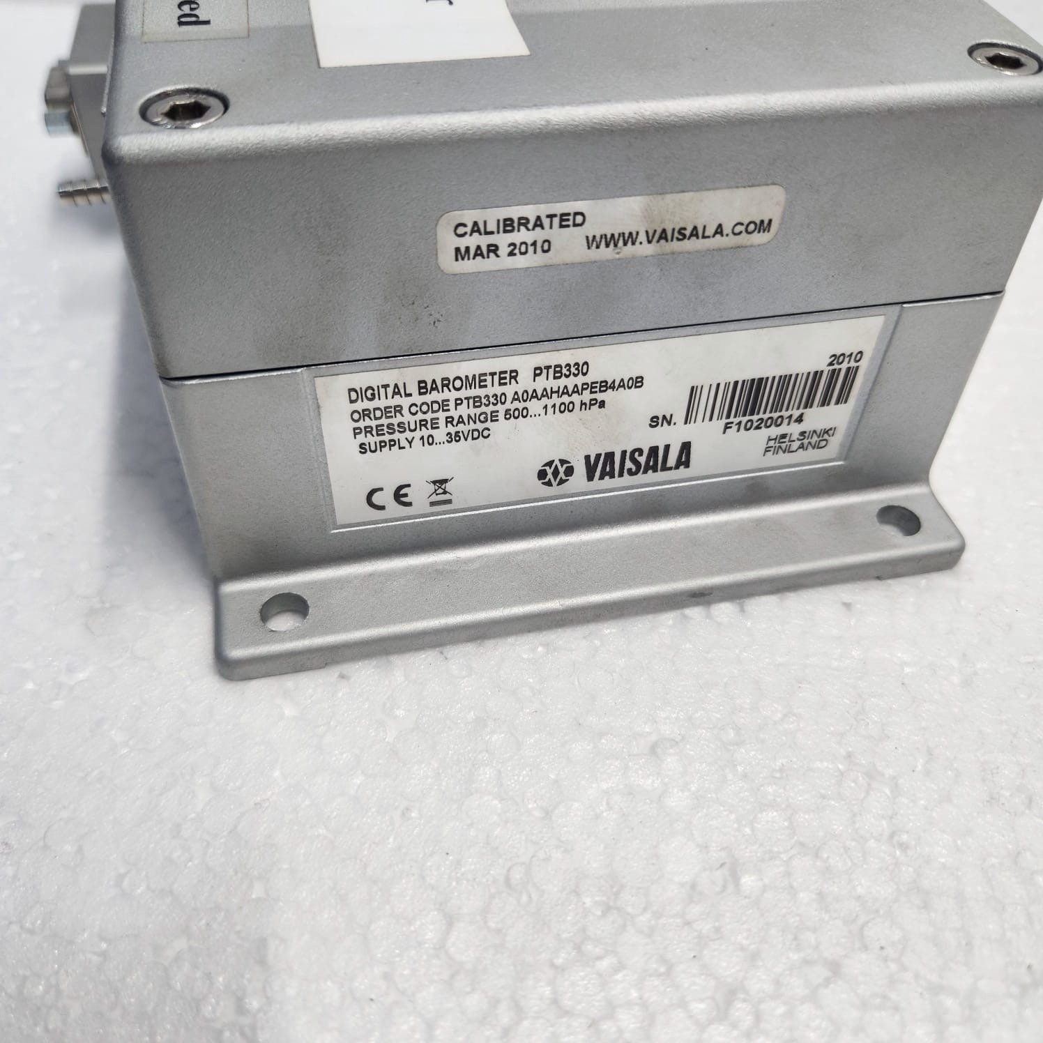 VAISALA DIGITAL BAROMETER PTB330 PRESSURE RANGE 500…1100 hPa SUPPLY 10…35VDC