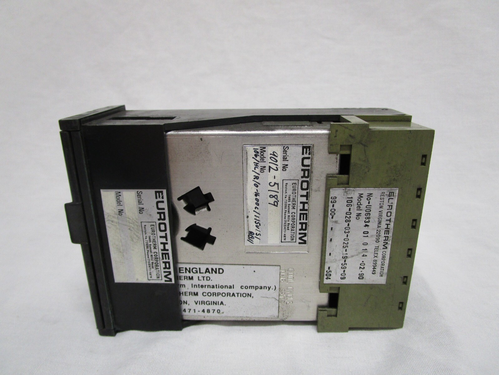 EUROTHERM 106/HL/R/0-1600C/115V/S/RB TEMPERATURE CONTROL HIGH LIMIT ALARM